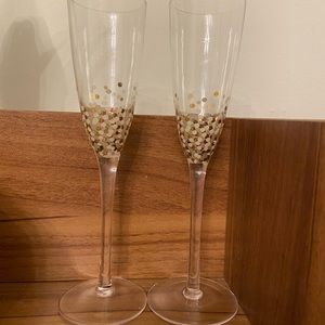 Kate Spade Champagne Glasses